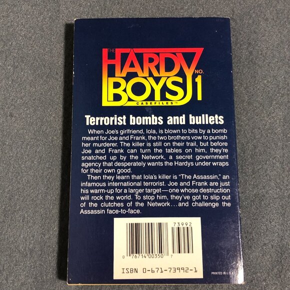The Hardy Boys: Dead On Target Casefiles No. 1 Paperback 1987 - Picture 2 of 7